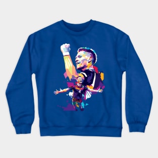 Scott McTominay Scotland Fan art illustration Crewneck Sweatshirt